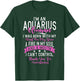 Im An Aquarius Woman I Was Born With My Heart On My Sleeve T-Shirt - T-Shirt | Forest