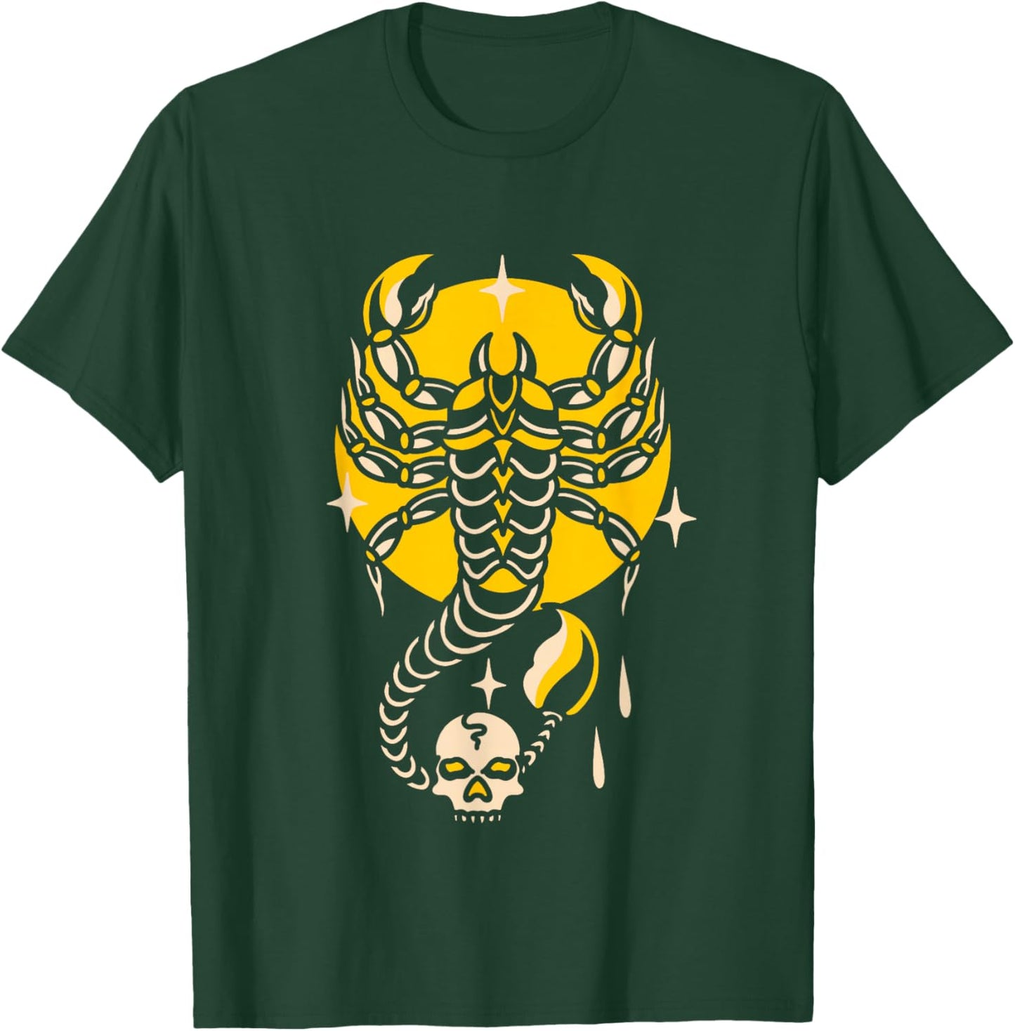 Vintage Traditional Tattoo Flash Old School Tattoo Artist T-Shirt - T-Shirt | Forest