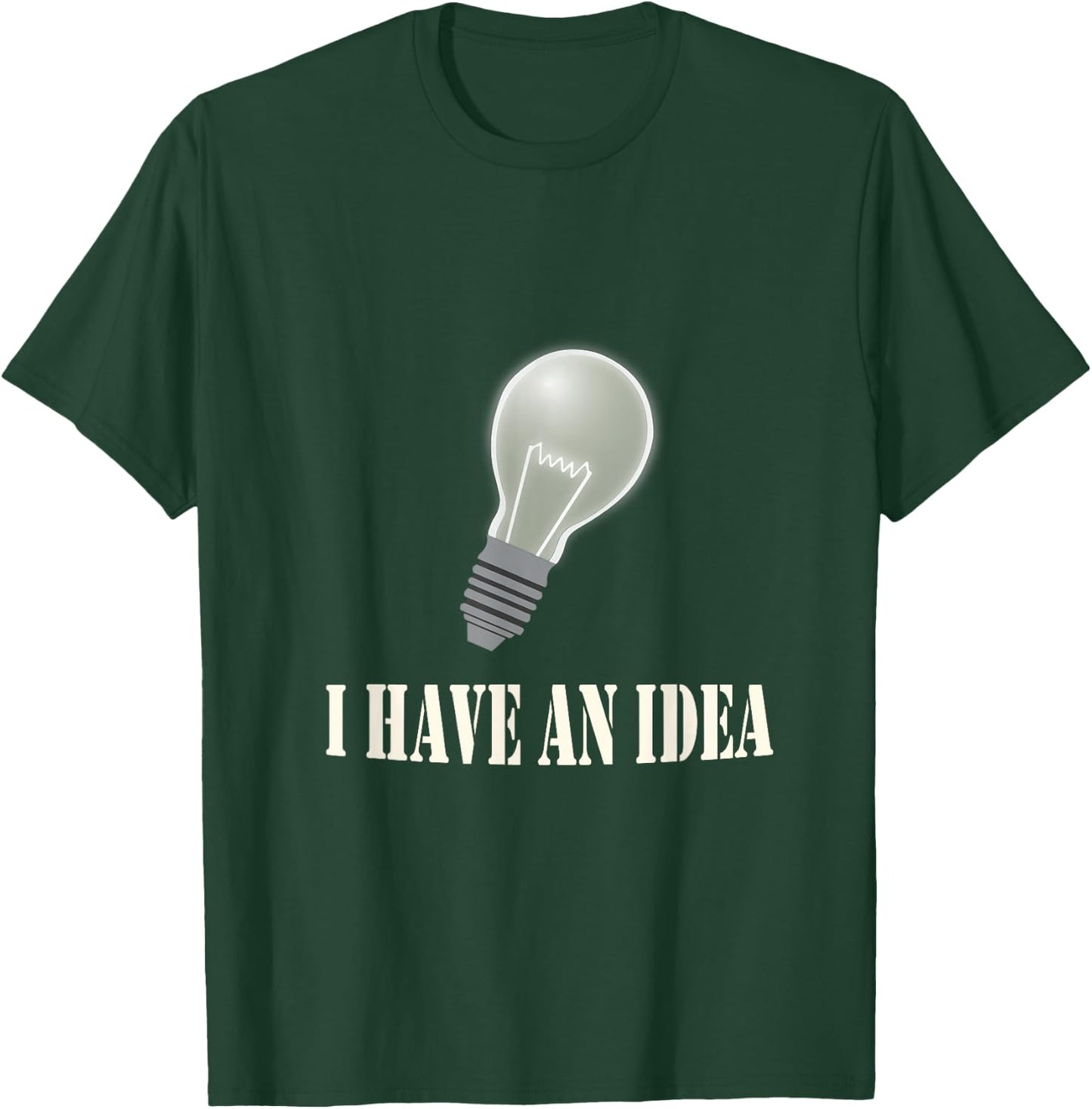 Ich habe eine Idee | Lamp T-Shirt - T-Shirt | Forest