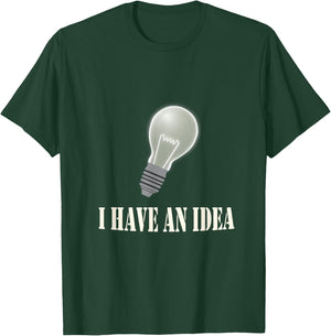 Ich habe eine Idee | Lamp T-Shirt - T-Shirt | Forest