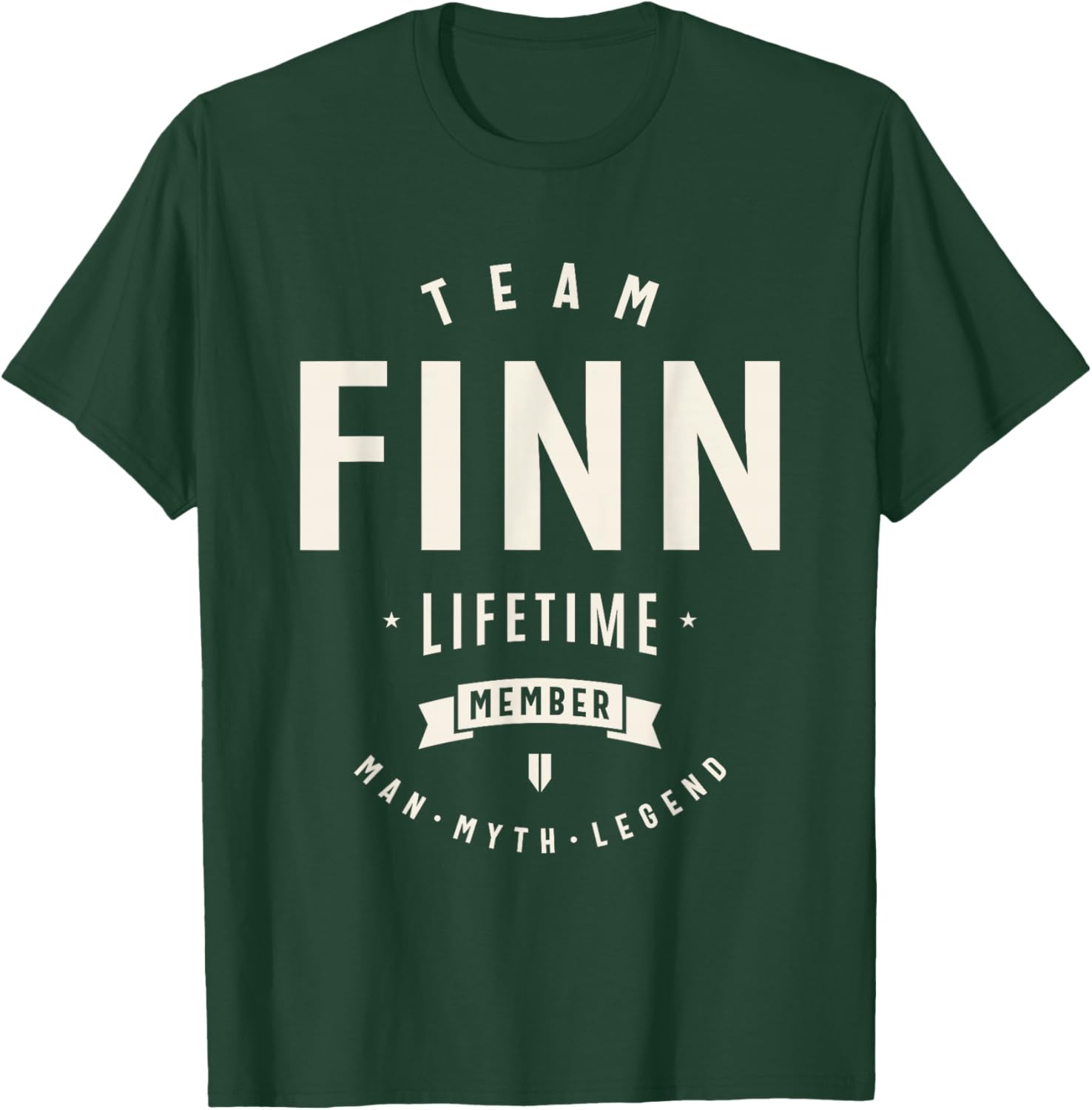 Team Finn Lifetime Member Funny Name Finn , Small T-Shirt - T-Shirt | Forest