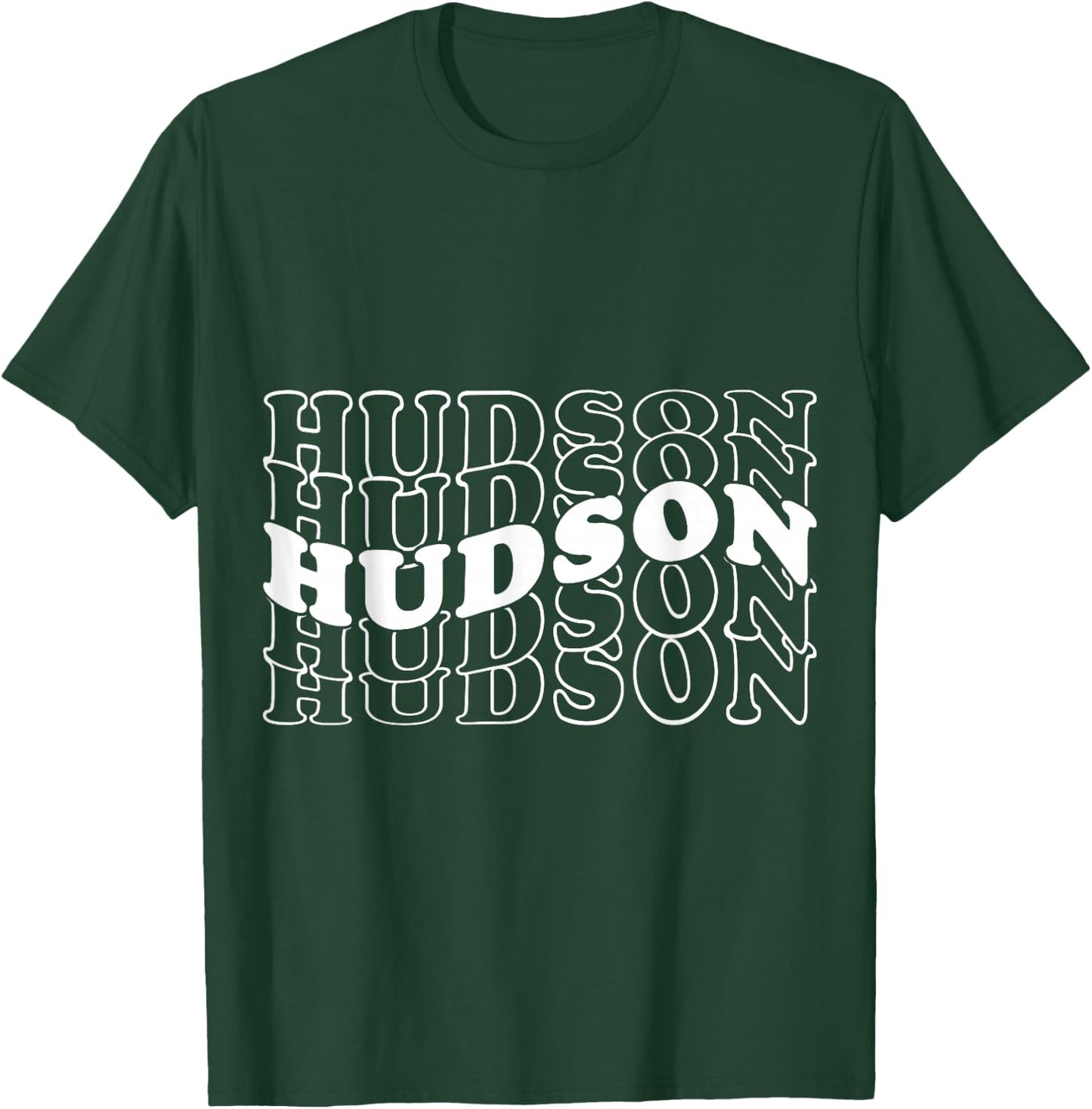 Hudson Gifts Retro -Adults Black Small Short Sleeve T-Shirt - T-Shirt | Forest