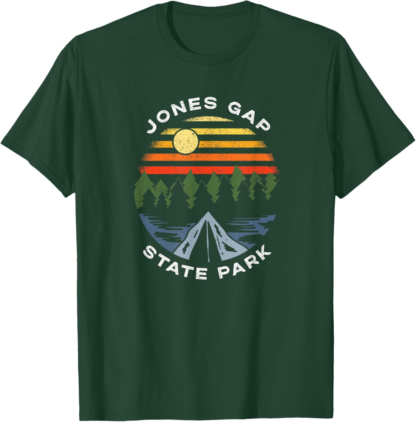 Jones Gap State Park South Carolina Souvenir Camping T-Shirt - T-Shirt | Forest
