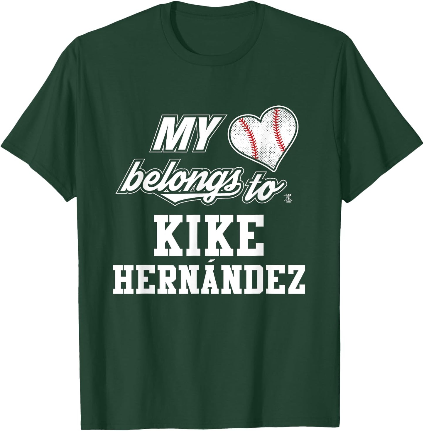 Kike Hernandez Gameday T-Shirt - T-Shirt | Forest