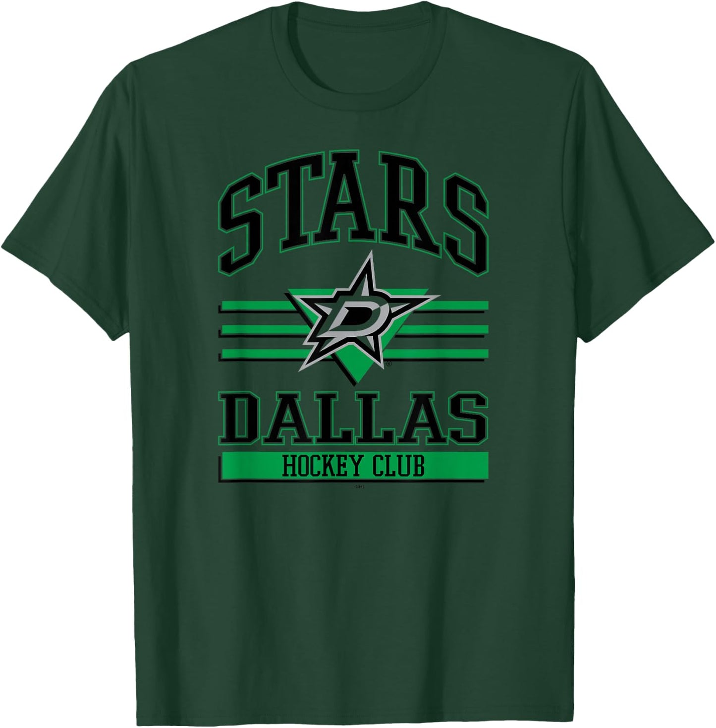 Dallas Stars Hockey Club White Officially Licensed T-Shirt - T-Shirt | Forest