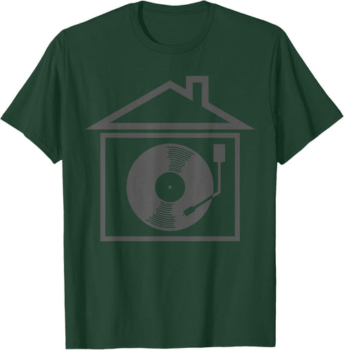 House Music Retro Old School Vinyl Record DJ