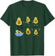 Funny Avocado Yoga Fitness Funny Exercising Gym Avocado T-Shirt - T-Shirt | Forest