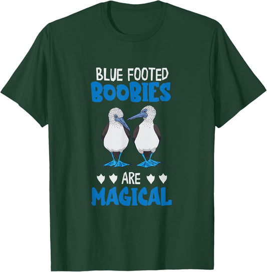 Blue Footed Boobies Magical Seabird Blue Footed Booby T-Shirt - T-Shirt | Forest