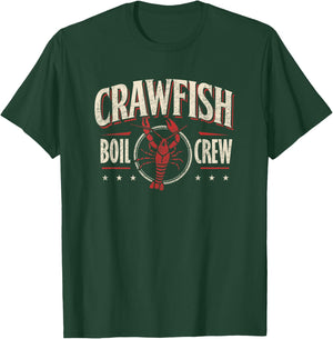 Crawfish Boil Crew Shirt Cajun Season Lover Party Funny T-Shirt - T-Shirt | Forest