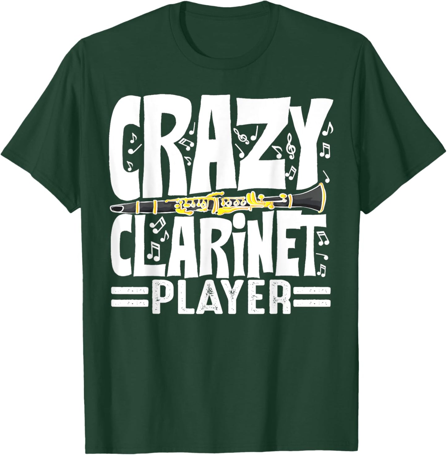Funny Clarinet Player Art Women Clarinetist Clarinet T-Shirt - T-Shirt | Forest