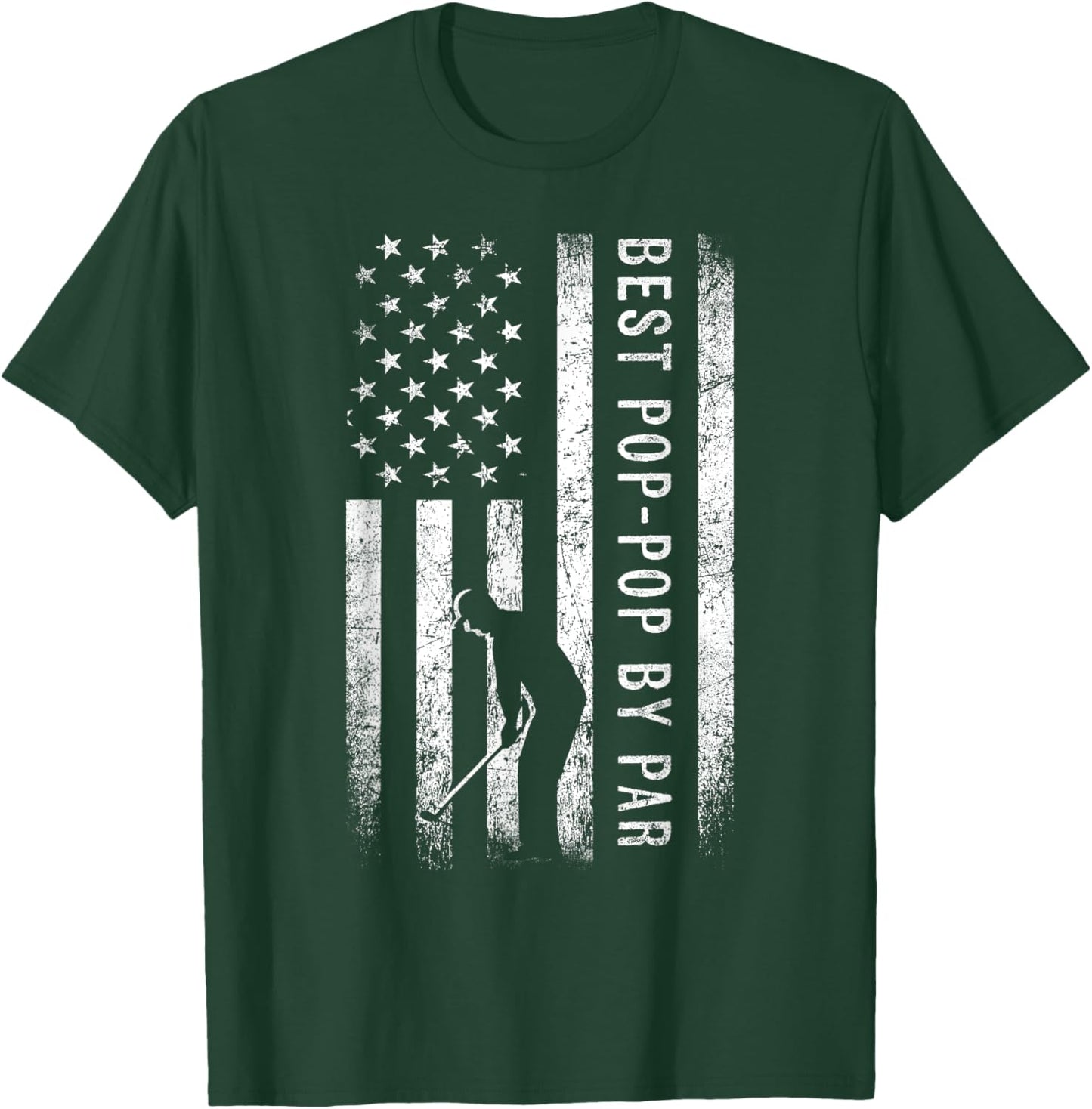 Best Pop-Pop By Par Golfing Gifts Pop-Pop Father's Day Golf T-Shirt - T-Shirt | Forest