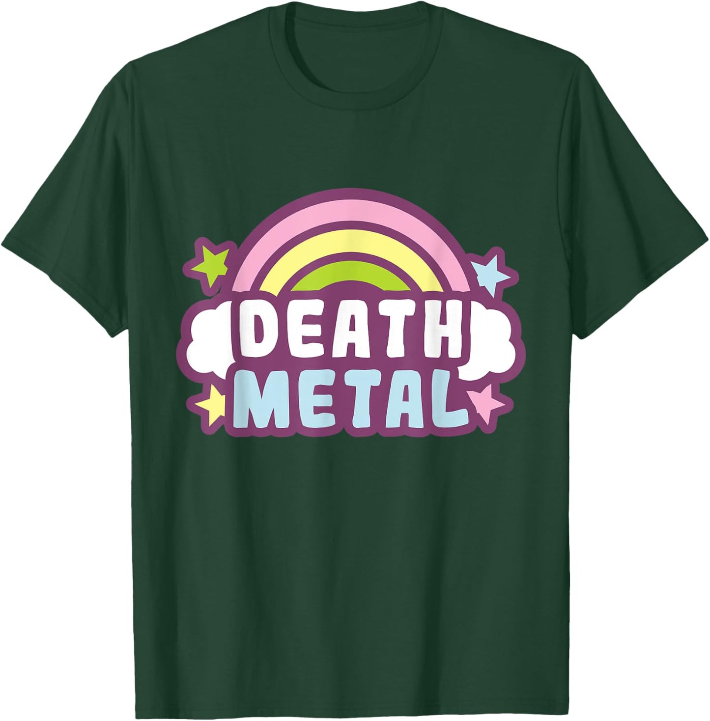 Death Metal Rainbow T-Shirt - T-Shirt | Forest