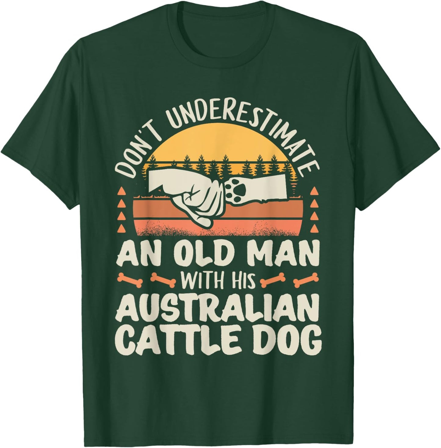 Australian Cattle Dog Shirt Men Women Dog Mom Dog Lover T-Shirt - T-Shirt | Forest