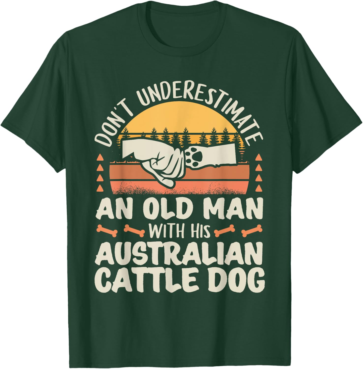 Australian Cattle Dog Shirt Men Women Dog Mom Dog Lover T-Shirt - T-Shirt | Forest