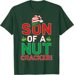 Son Of A Nutcracker Shirt Funny Christmas Elf T-Shirt - T-Shirt | Forest