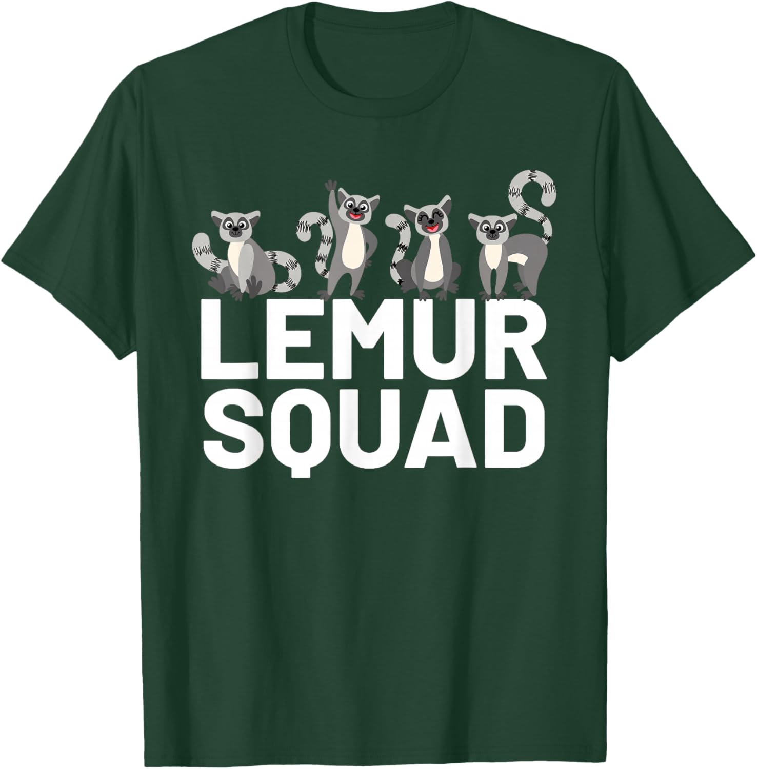 Lemur Squad T-Shirt - T-Shirt | Forest