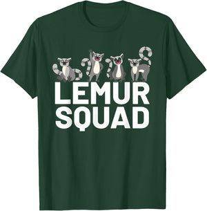 Lemur Squad T-Shirt - T-Shirt | Forest