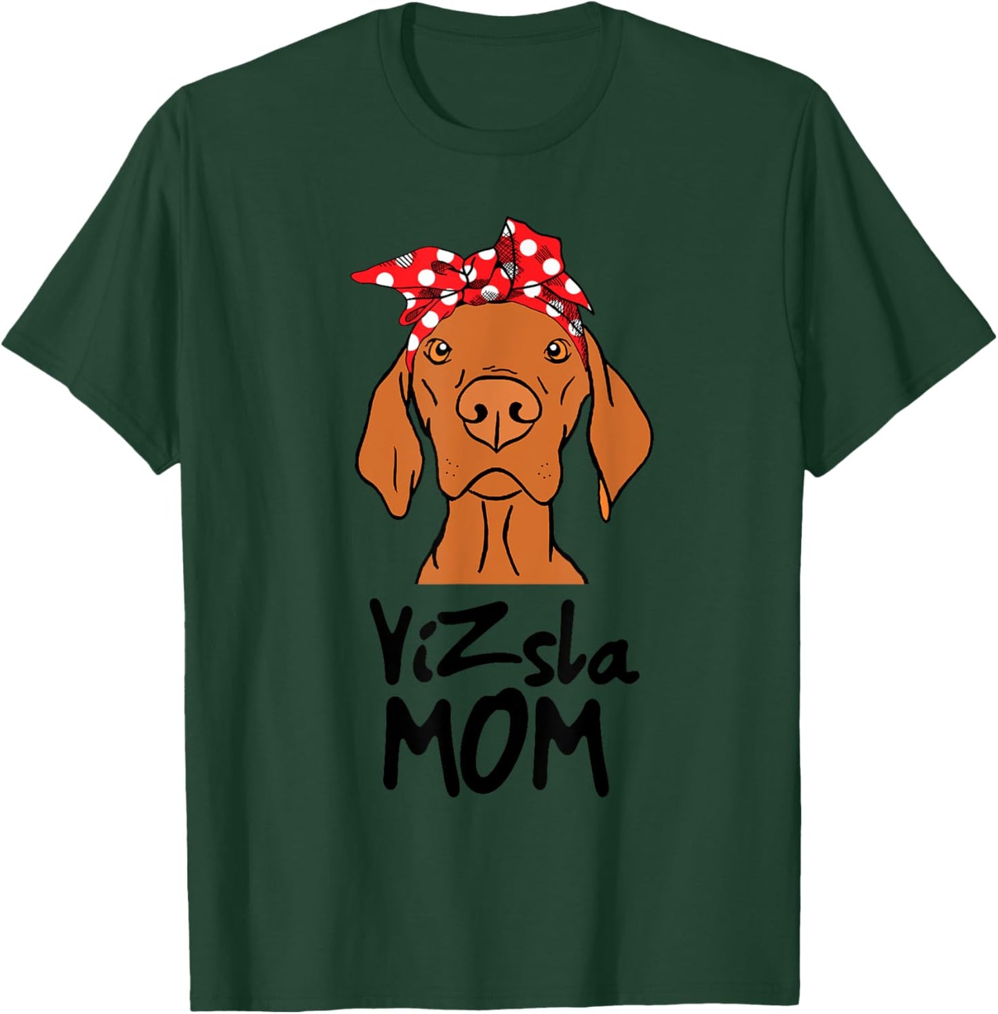 DOG UNIVERSE VIZSLA MOM - -Adults, Grey, Small, Short Sleeve T-Shirt - T-Shirt | Forest