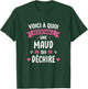 Woman Humour Personalised Gift Maud Qui Déchire , Black, Female X-Small T-Shirt - T-Shirt | Forest