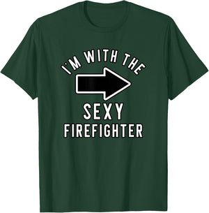Couples Halloween Costume Shirt In With The Sexy Firefighter T-Shirt - T-Shirt | Forest