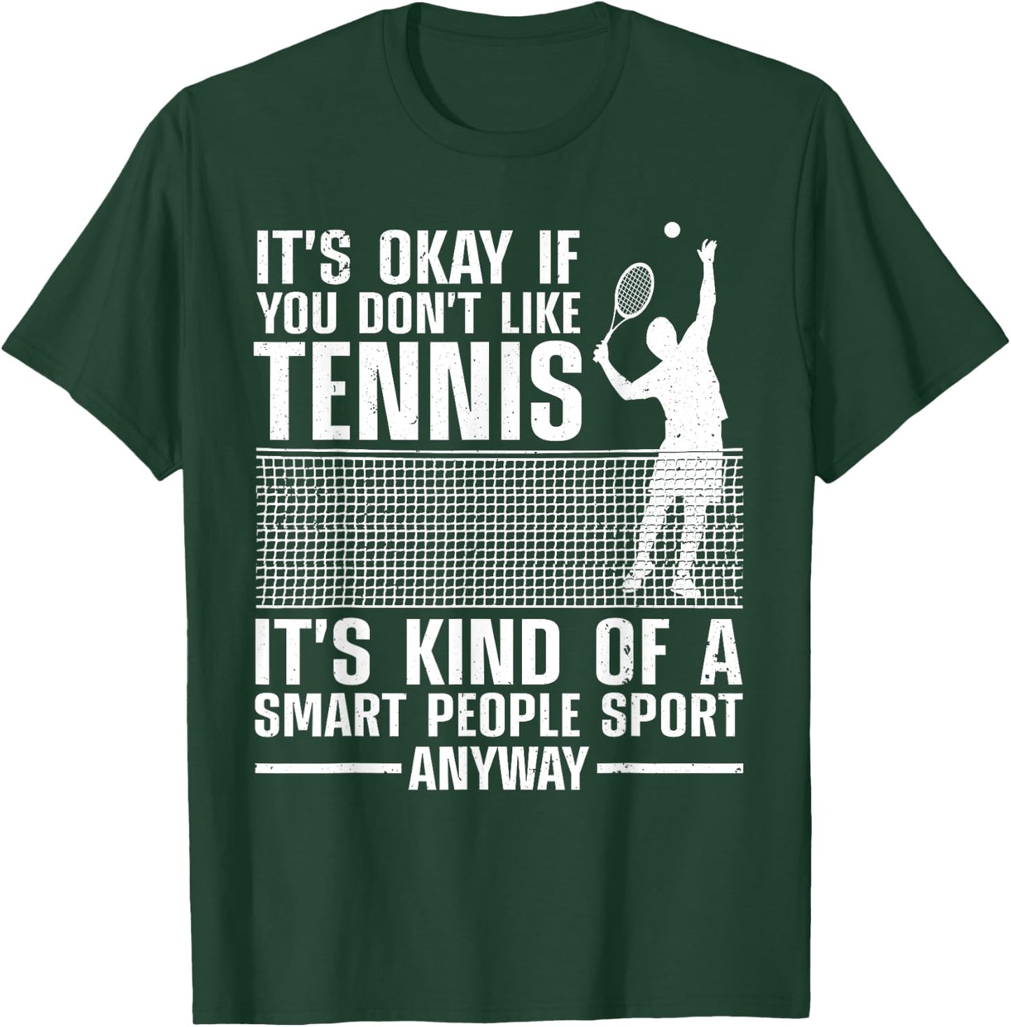 Cute Tennis Women Tennis Players Coach Sports Humor T-Shirt - T-Shirt | Forest