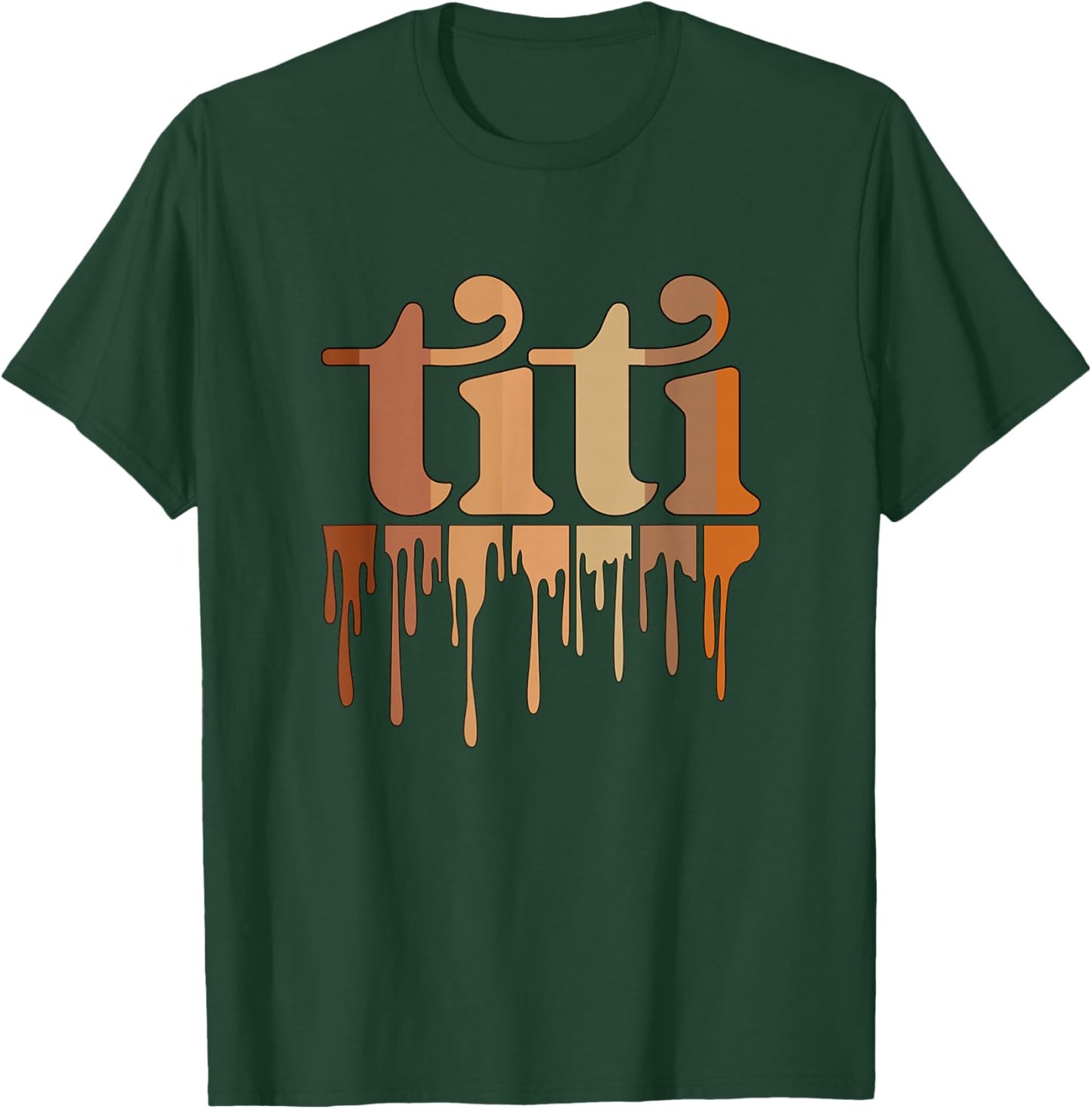 Black Titi Auntie African American Cute Titi Aunt T-Shirt - T-Shirt | Forest