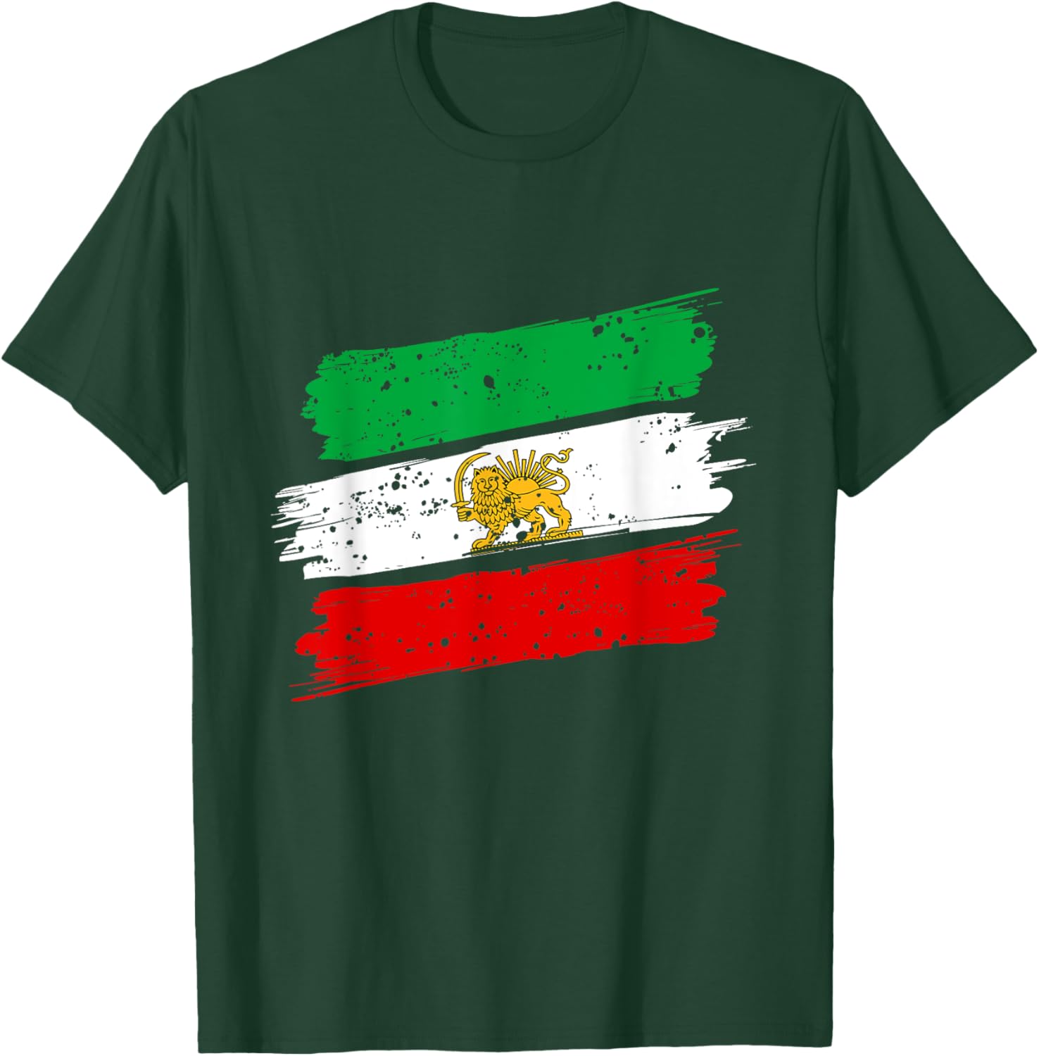Iran,Iran Lion Sun Flag,Persian,Iran Flag. T-Shirt - T-Shirt | Forest