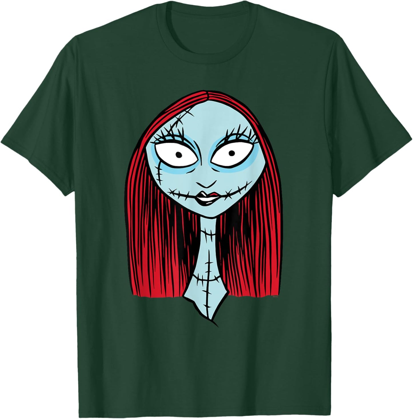 Disney The Nightmare Before Christmas Sally Big Face T-Shirt - T-Shirt | Forest