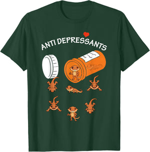 Antidepressant Bearded Dragon for bearded dragon lovers T-Shirt - T-Shirt | Forest