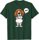 Stubborn Beagle Dog Owner funny Women Girls Kids T-Shirt - T-Shirt | Forest