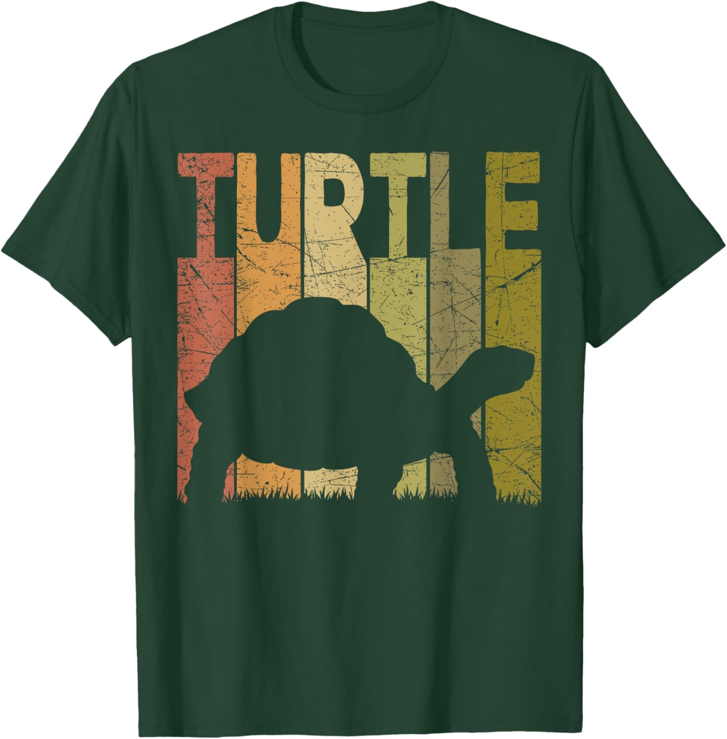 Turtle Vintage Sea Turtle Retro Herpetology Tortoise T-Shirt - T-Shirt | Forest