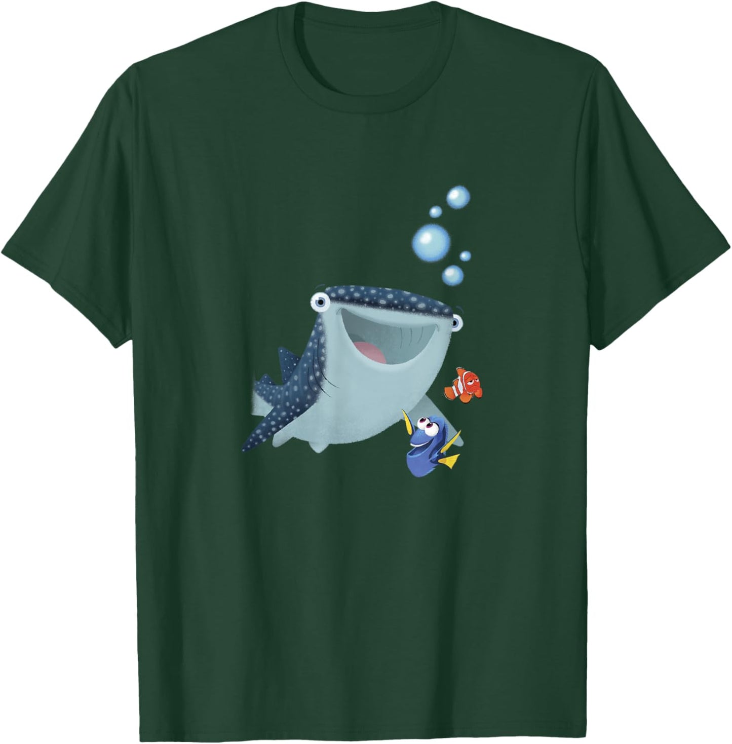 Disney Pixar Finding Dory Marlin & Destiny The Whale Sketch T-Shirt - T-Shirt | Forest