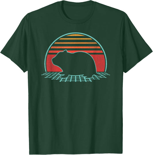 Hamster Lover Animal Retro Vintage 80s Style T-Shirt - T-Shirt | Forest