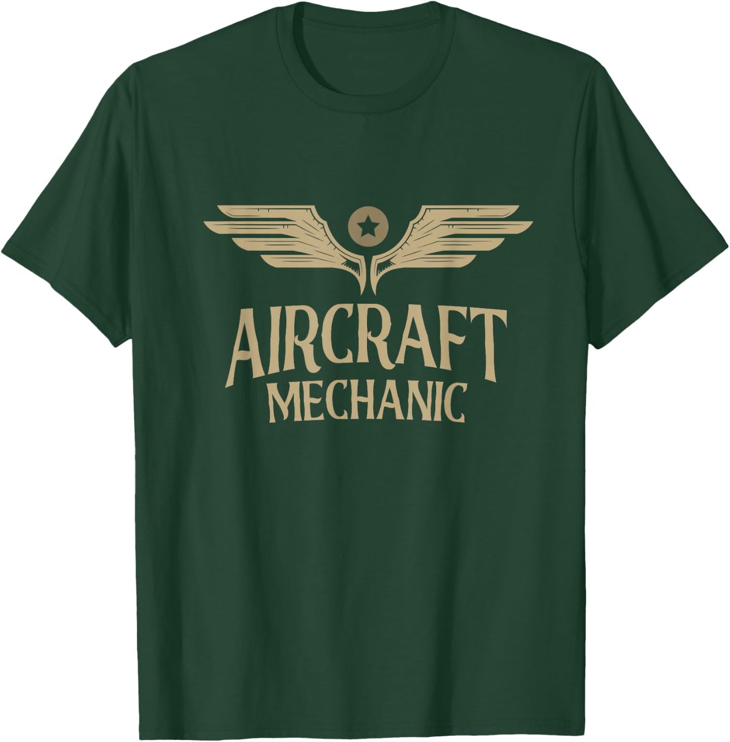 Aircraft Mechanic Aircraft Maintenance Aviation Mechanic T-Shirt - T-Shirt | Forest