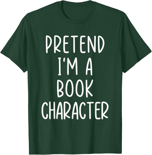 Funny Pretend I'm A Book Character Costume Halloween Easy