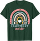 Telemetry Nurse Appreciation Rainbow T-Shirt - T-Shirt | Forest