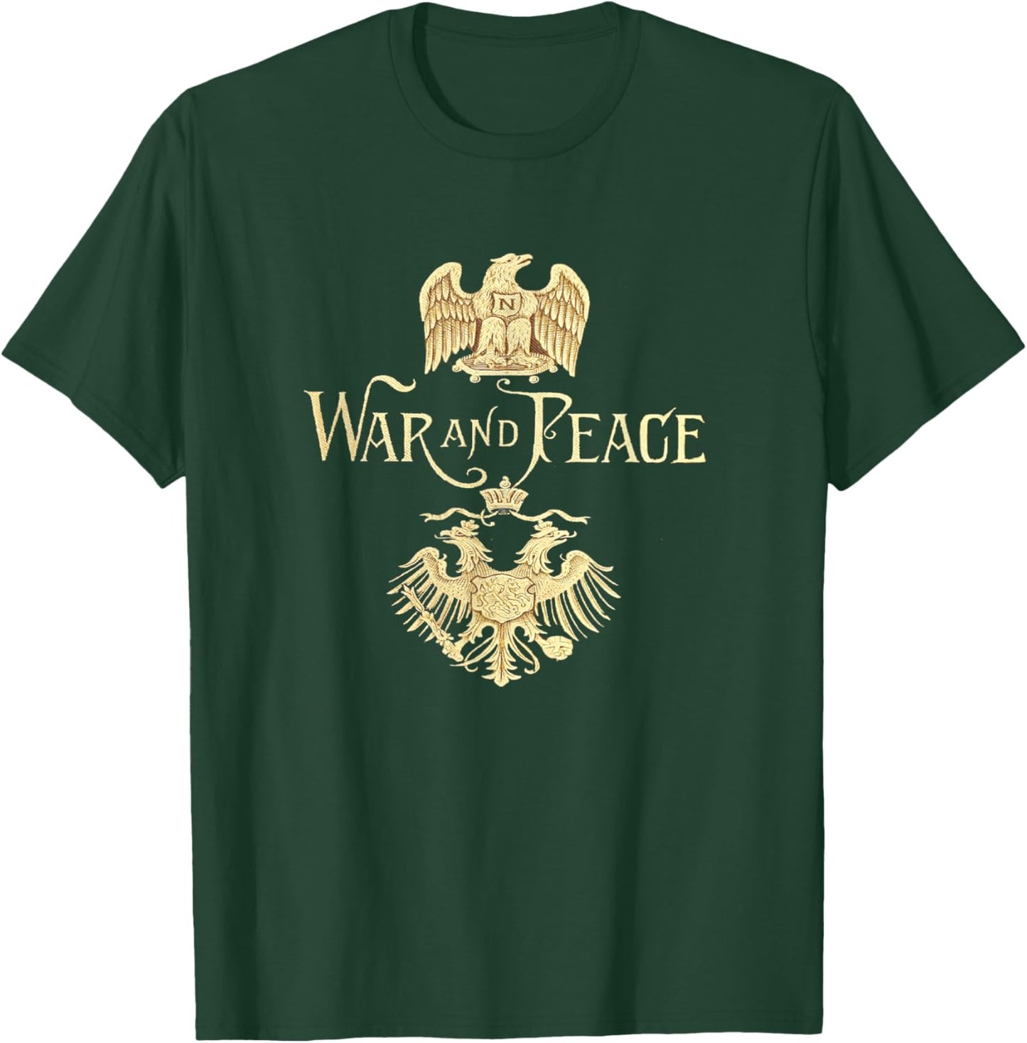 War and Peace Leo Tolstoy T-Shirt - T-Shirt | Forest