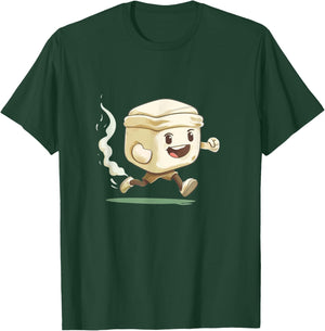 Sport Marshmallow with Headband for Sports Lovers T-Shirt - T-Shirt | Forest
