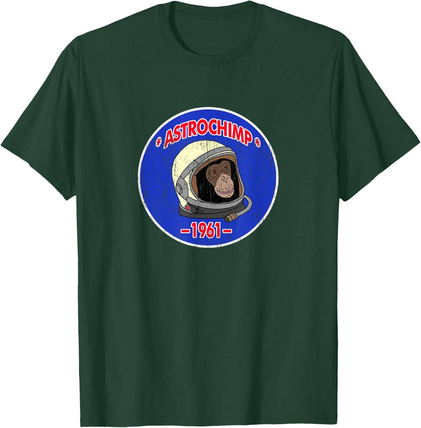 Astrochimp Ham 1961 Vintage Look T-Shirt - T-Shirt | Forest