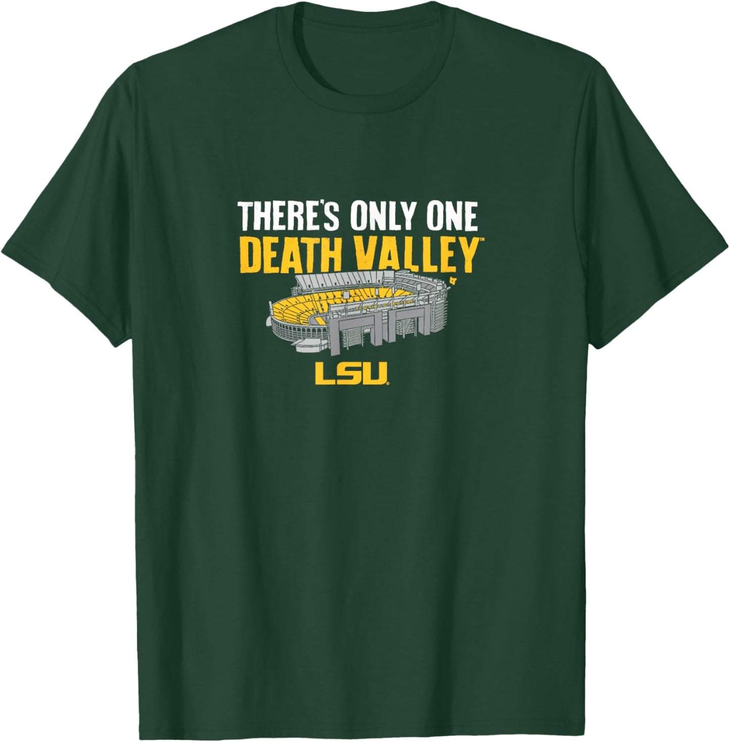 LSU Football: One Death Valley T-Shirt - T-Shirt | Forest