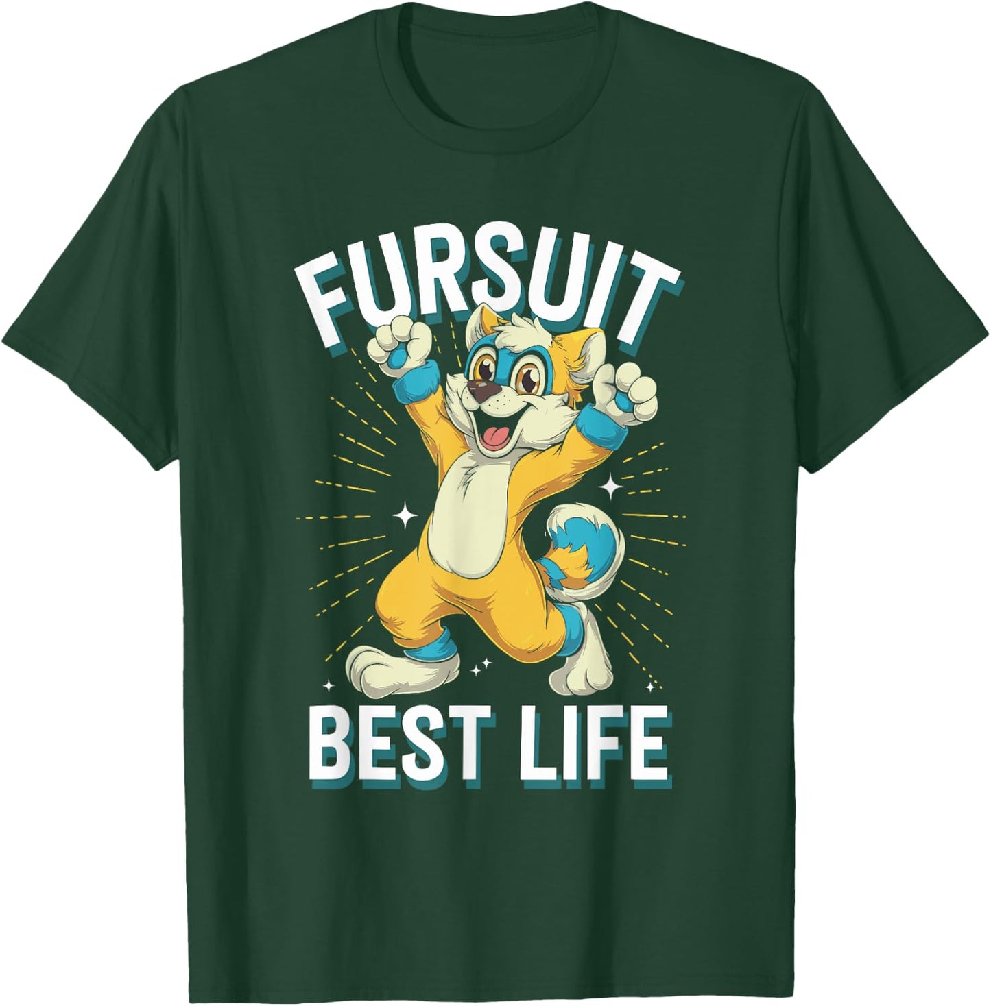 Furry Fandom Fursuit Maker Cosplay Fun Furry Convention T-Shirt - T-Shirt | Forest