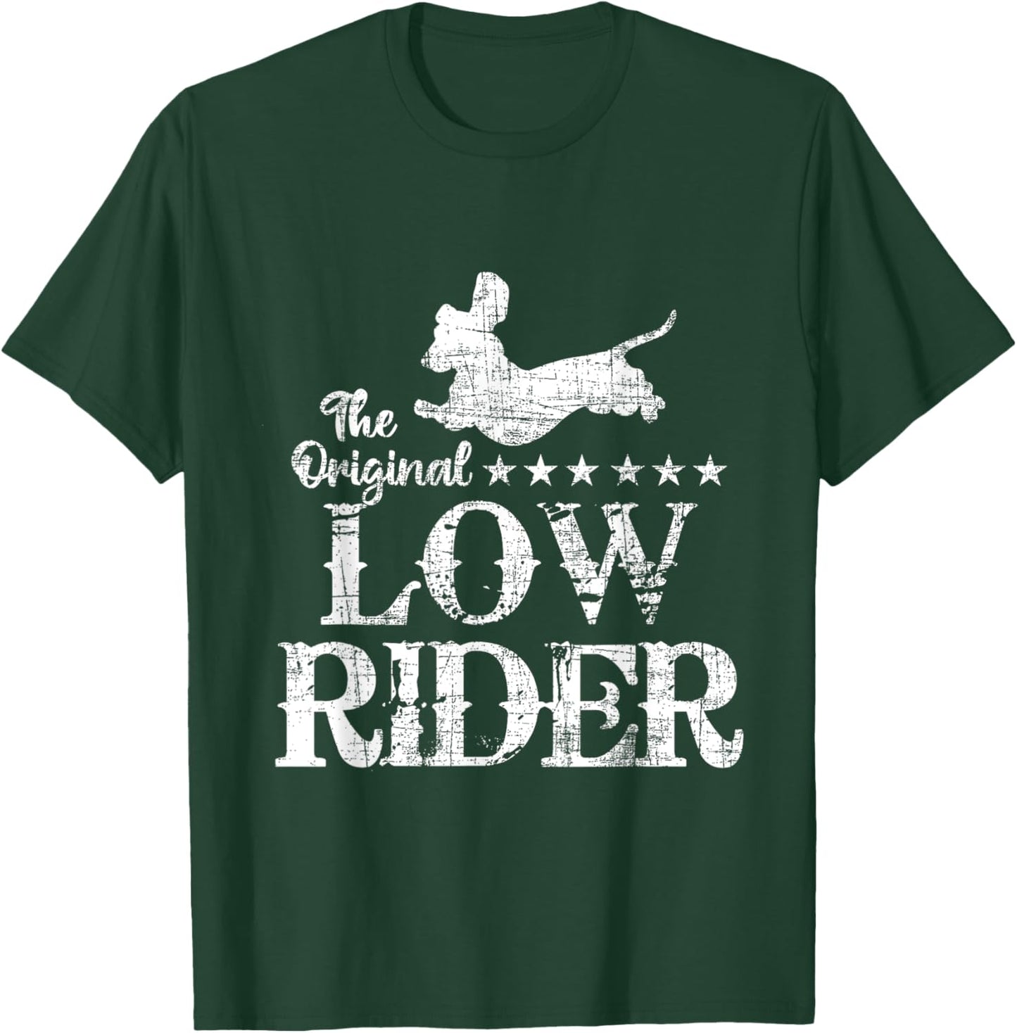 The Original Low Rider - Dachshund Dog Lover Pet Owner Men Women Kids T-Shirt - T-Shirt | Forest