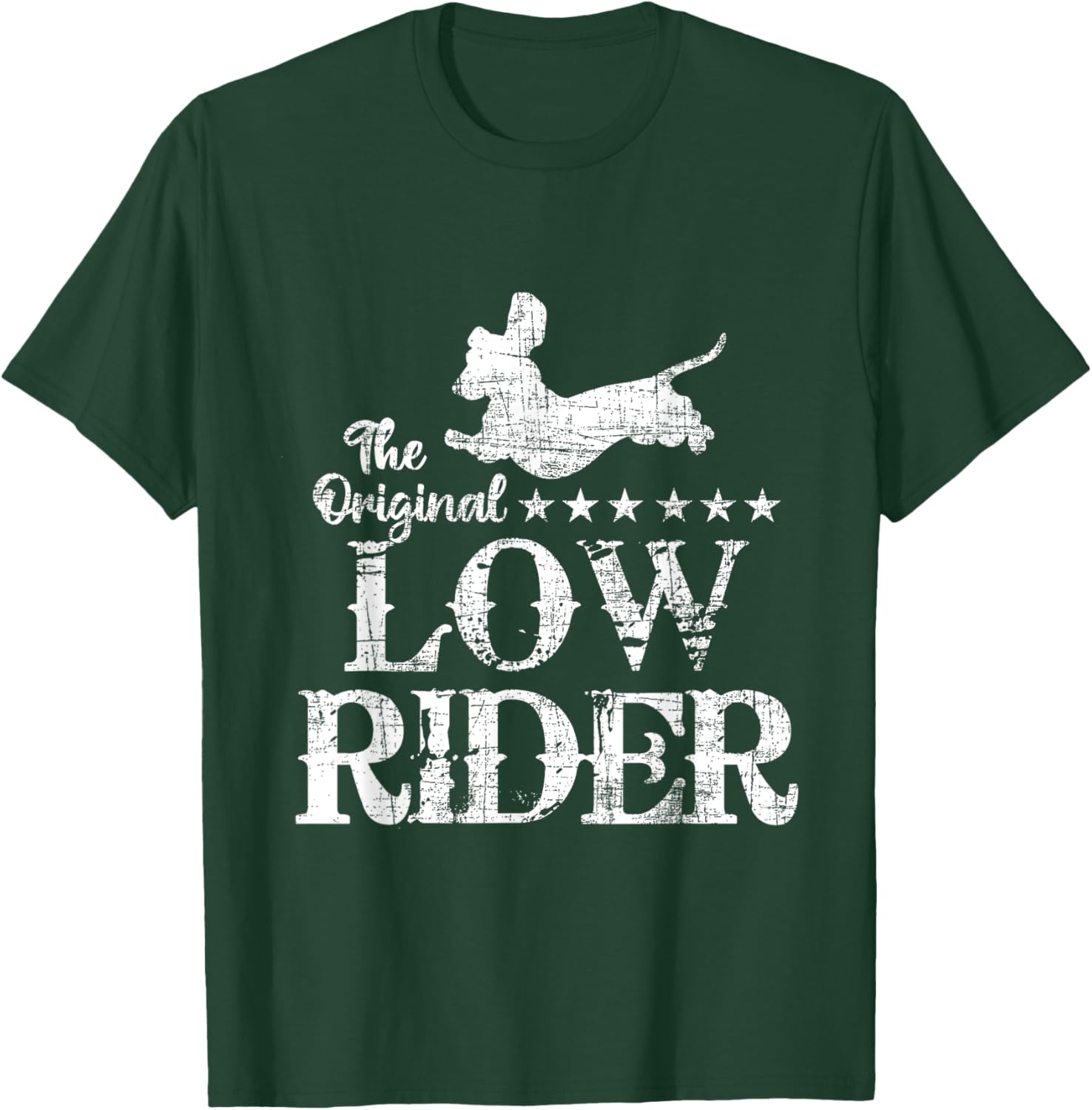 The Original Low Rider - Dachshund Dog Lover Pet Owner Men Women Kids T-Shirt - T-Shirt | Forest