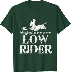The Original Low Rider - Dachshund Dog Lover Pet Owner Men Women Kids T-Shirt - T-Shirt | Forest