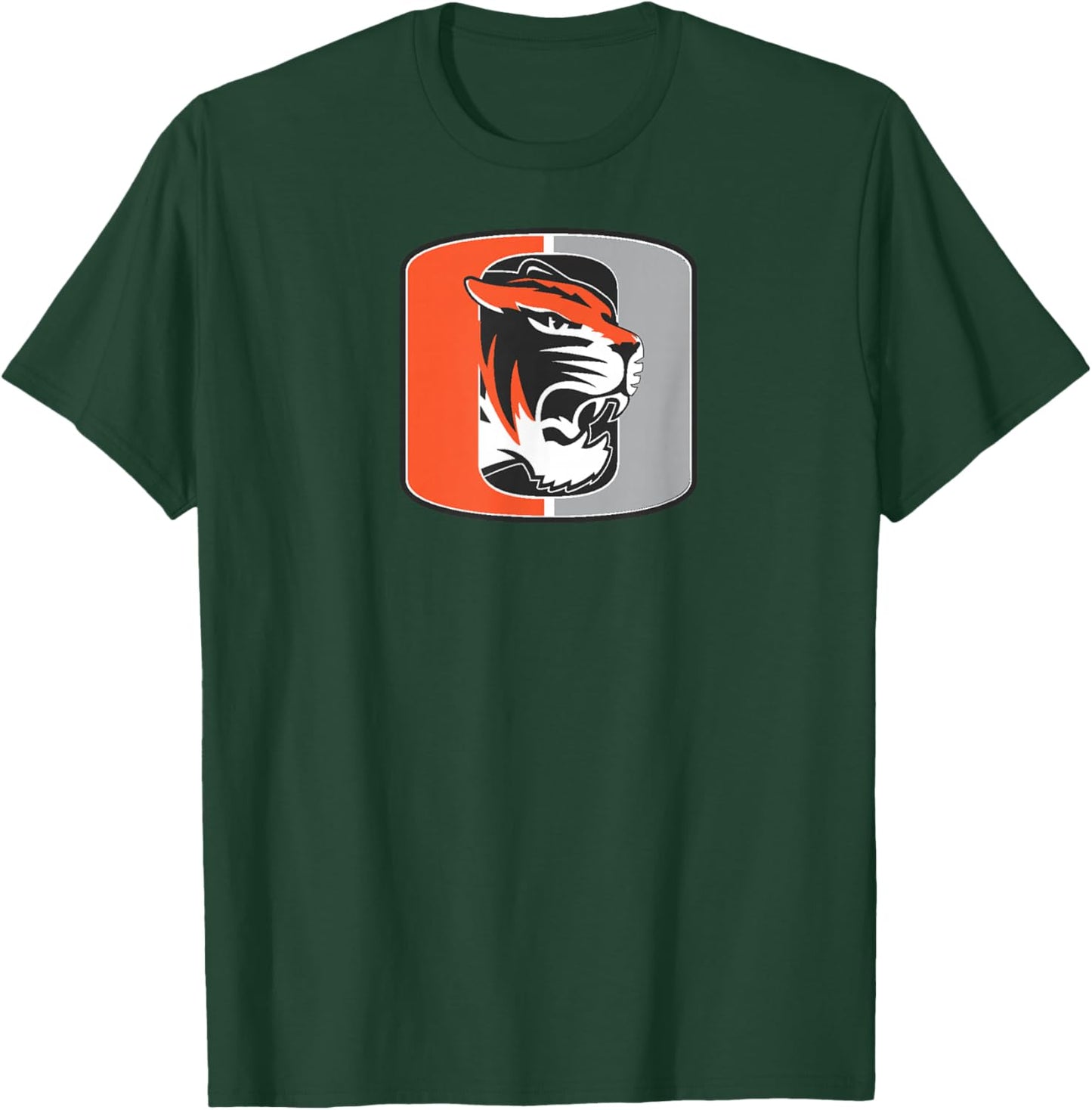 Olney Tiger Football T-Shirt - T-Shirt | Forest