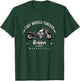 Two Wheels Always Bobber Motorcycle T-Shirt - T-Shirt | Forest