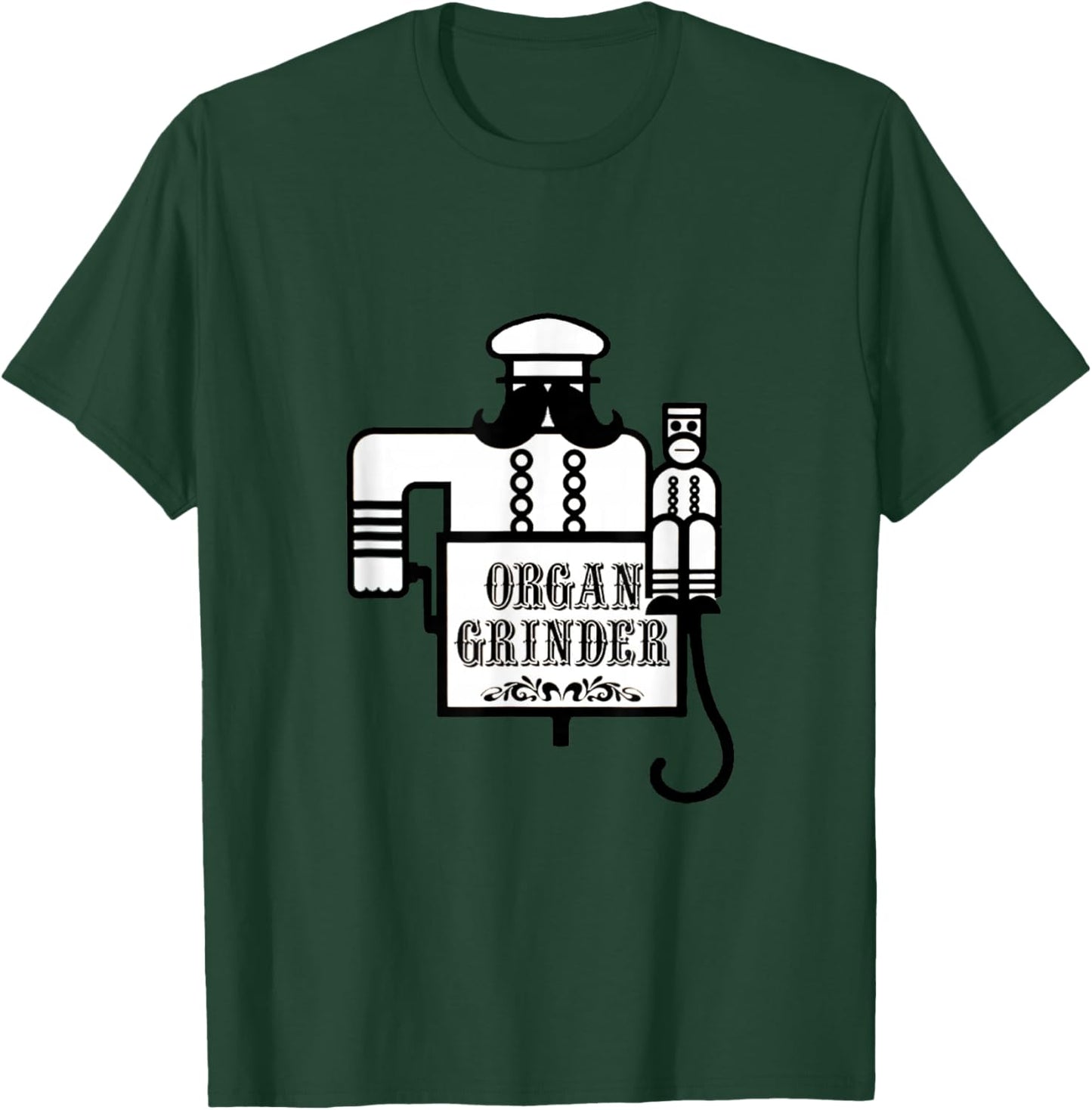 Organ Grinder Pizza - Portland Oregon Restaurant Experience T-Shirt - T-Shirt | Forest