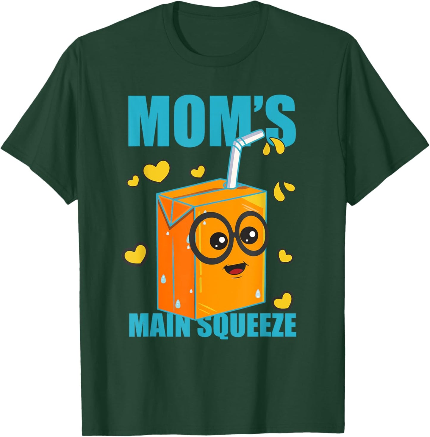 Cute Funny Mom's Main Squeeze Funny Lemon Boy Girl Toddler T-Shirt - T-Shirt | Forest