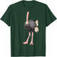 Ostrich Shirt Adul Men Women Kids Ostrich Costume T-Shirt - T-Shirt | Forest