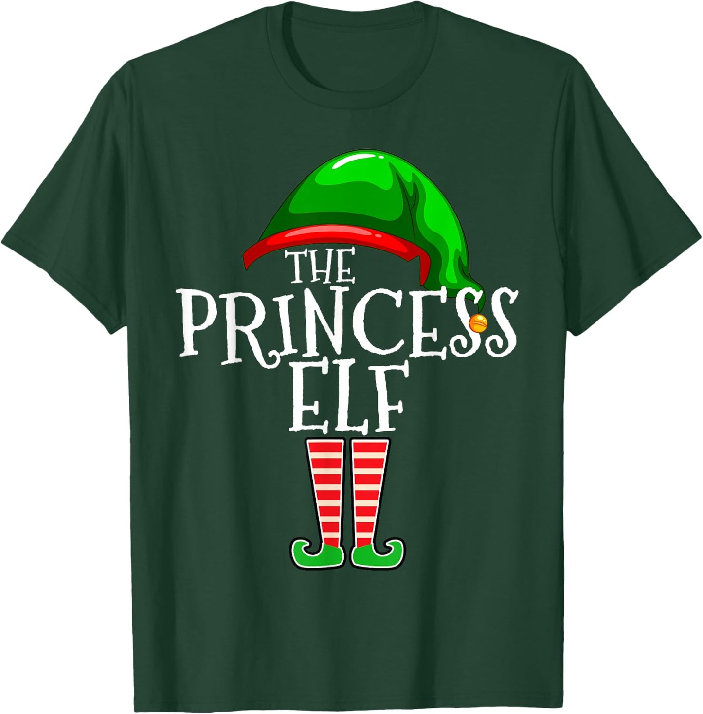 The Princess Elf Group Matching Family Christmas T-Shirt - T-Shirt | Forest